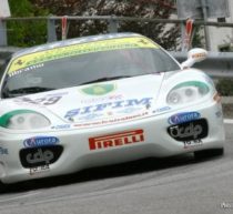 Abramo Antonicelli con la Ferrari 360 Modena
